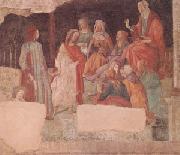 Alessandro Filipepe called botticelli, A Young Man Is Greeted by the Liberal Arts (mk05)